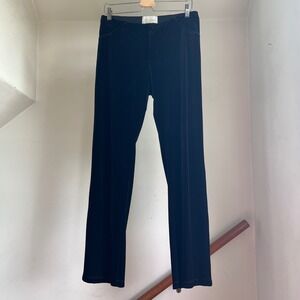 Vintage Equestrian Designs Santa Barbara Black Velvet Stretch Riding Pants Med